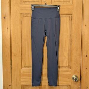 Lululemon 7/8 Leggings Nylon Spandex Gray Women's 4 Stretchy Workout Athleisure